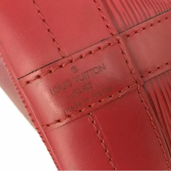 Louis Vuitton Red Epi Leather Noe GM Drawstring Shoulder bag - Picture 10 of 11